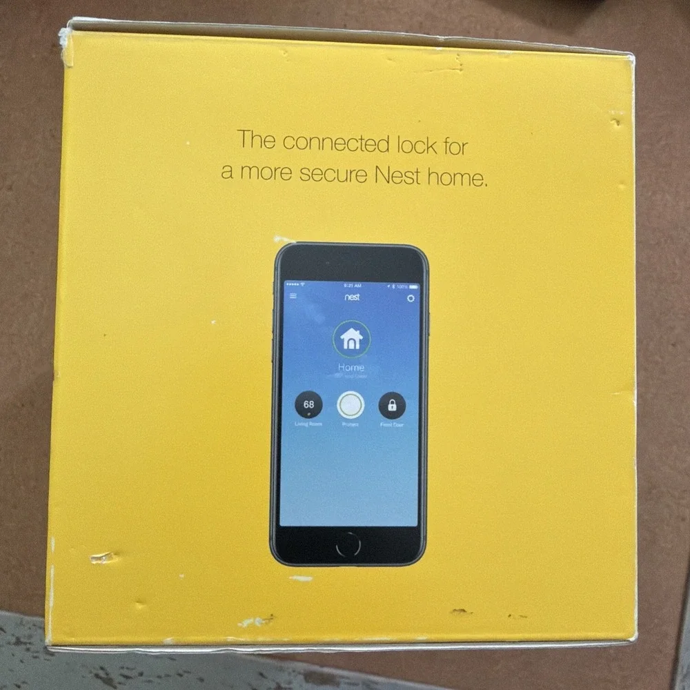 Nest X Yale Lock (Satin Nickel Finish) Smart Lock With Nest Connect Included New